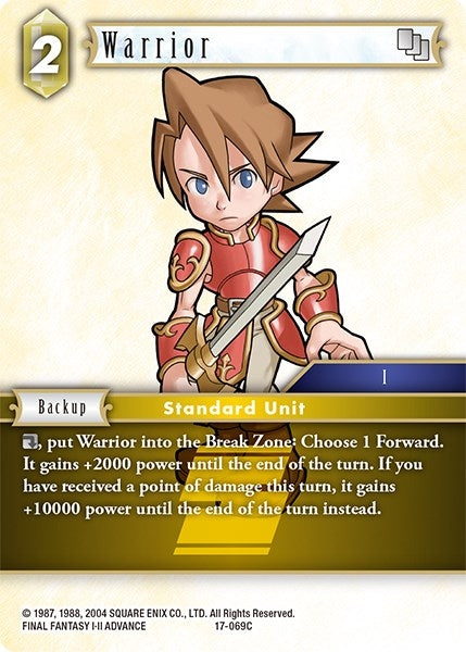 Image for Warrior (Rebellion's Call) (17-069C) - Final Fantasy TCG