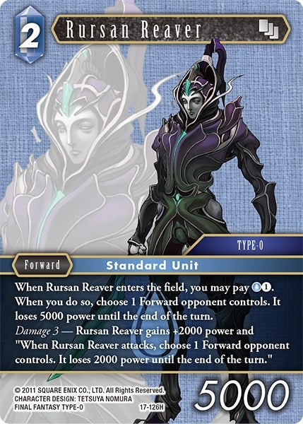 Image for Rursan Reaver (Rebellion's Call) (17-126H) - Final Fantasy TCG