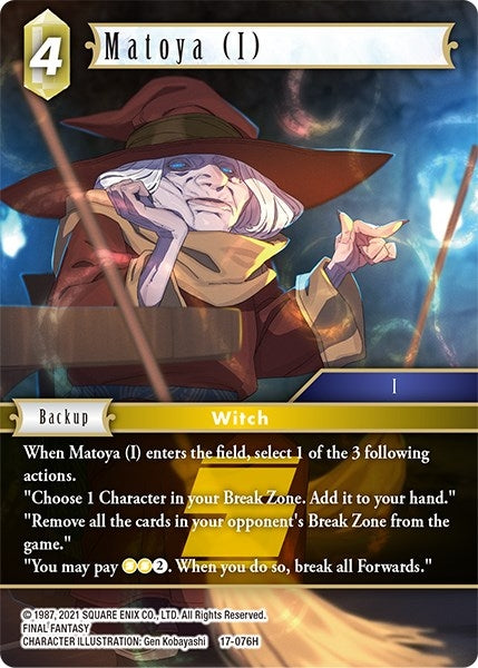 Image for Matoya (I) (Rebellion's Call) (17-076H) - Final Fantasy TCG