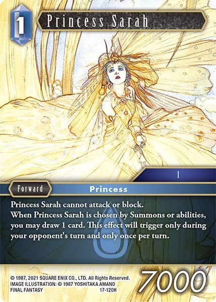Image for Princess Sarah (Rebellion's Call) (17-120H) - Final Fantasy TCG