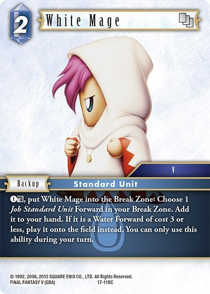 Image for White Mage (Rebellion's Call) (17-119C) - Final Fantasy TCG