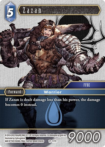 Image for Zazan (Rebellion's Call) (17-117C) - Final Fantasy TCG