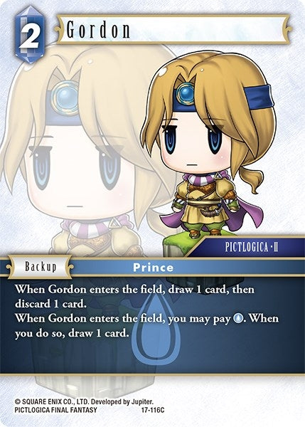 Image for Gordon (Rebellion's Call) (17-116C) - Final Fantasy TCG