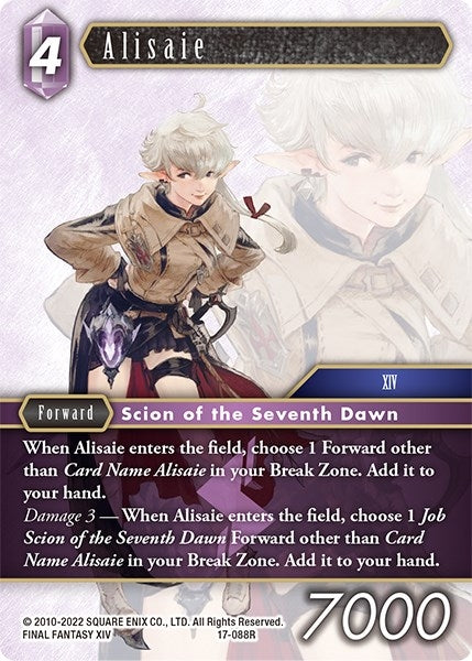 Image for Alisaie (Rebellion's Call) (17-088R) - Final Fantasy TCG