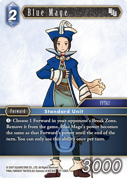 Image for Blue Mage (Rebellion's Call) (17-106C) - Final Fantasy TCG