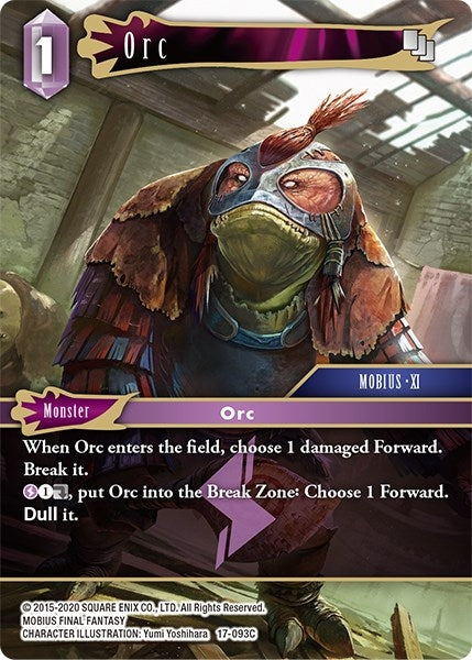 Image for Orc (Rebellion's Call) (17-093C) - Final Fantasy TCG