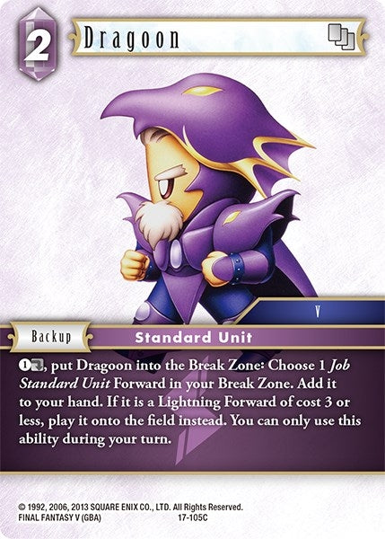 Image for Dragoon (Rebellion's Call) (17-105C) - Final Fantasy TCG