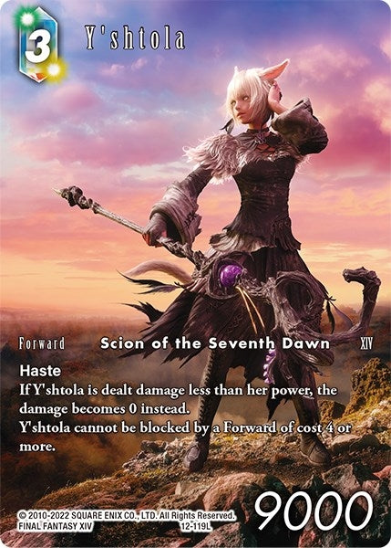 Image for Y'shtola (Full Art Reprint) (Rebellion's Call) (12-119L) - Final Fantasy TCG