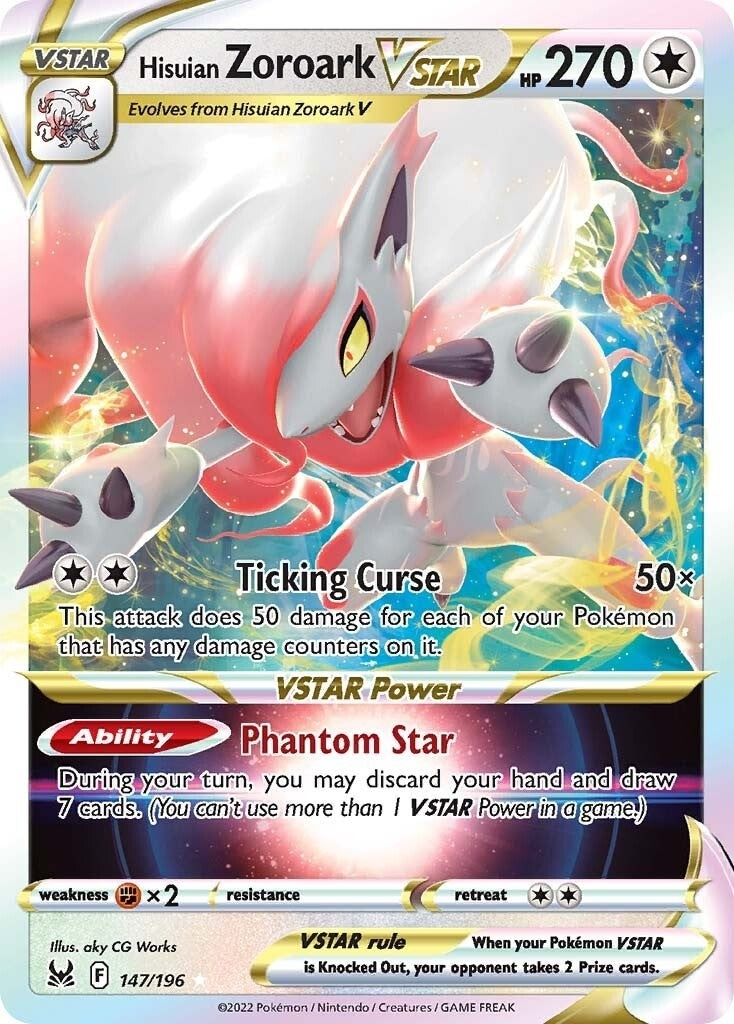 Image for Hisuian Zoroark VSTAR (SWSH11: Lost Origin) (147/196) - Pokemon