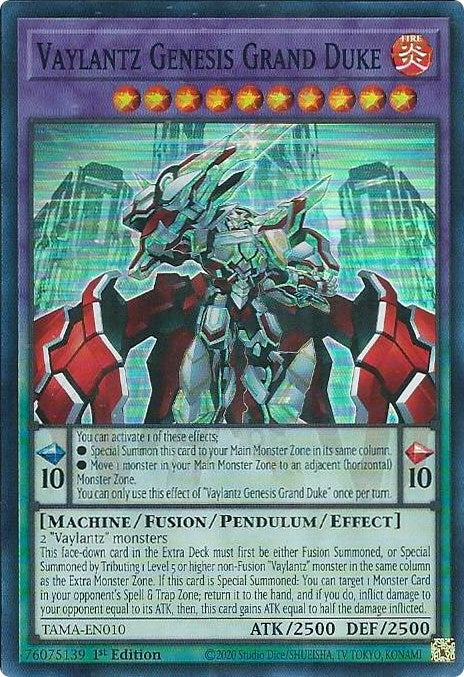 Image for Vaylantz Genesis Grand Duke (Tactical Masters) (TAMA-EN010) - YuGiOh