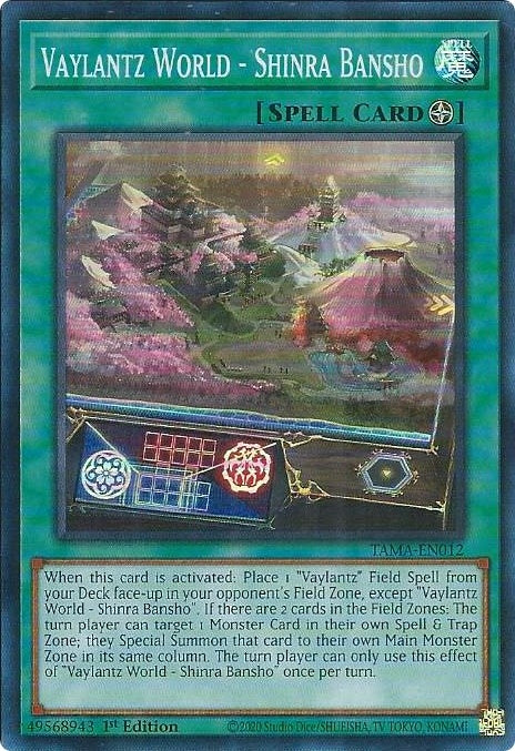 Image for Vaylantz World - Shinra Bansho (Tactical Masters) (TAMA-EN012) - YuGiOh