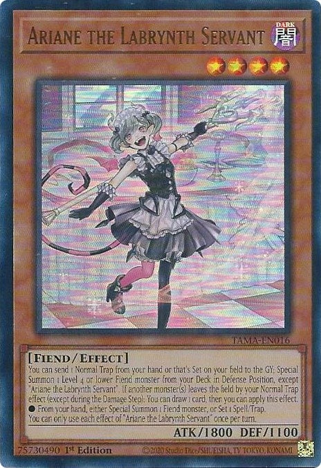 Image for Ariane the Labrynth Servant (Tactical Masters) (TAMA-EN016) - YuGiOh