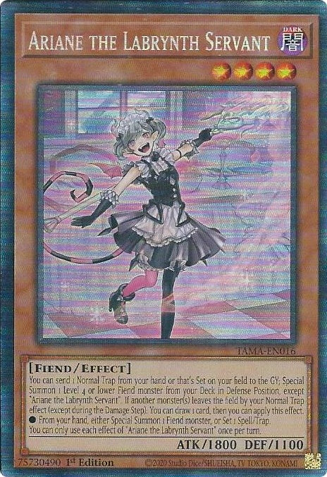 Image for Ariane the Labrynth Servant (CR) (Tactical Masters) (TAMA-EN016) - YuGiOh