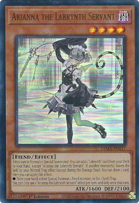 Image for Arianna the Labrynth Servant (Tactical Masters) (TAMA-EN017) - YuGiOh