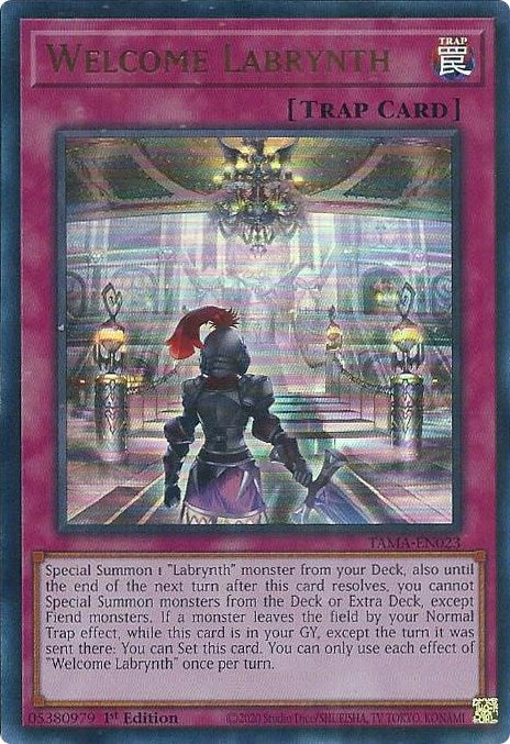 Image for Welcome Labrynth (Tactical Masters) (TAMA-EN023) - YuGiOh