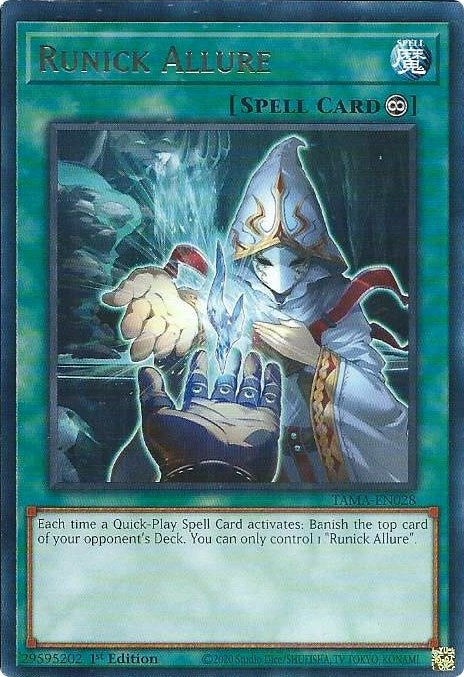 Image for Runick Allure (Tactical Masters) (TAMA-EN028) - YuGiOh