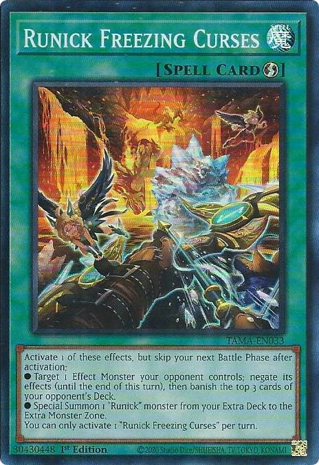 Image for Runick Freezing Curses (Tactical Masters) (TAMA-EN033) - YuGiOh