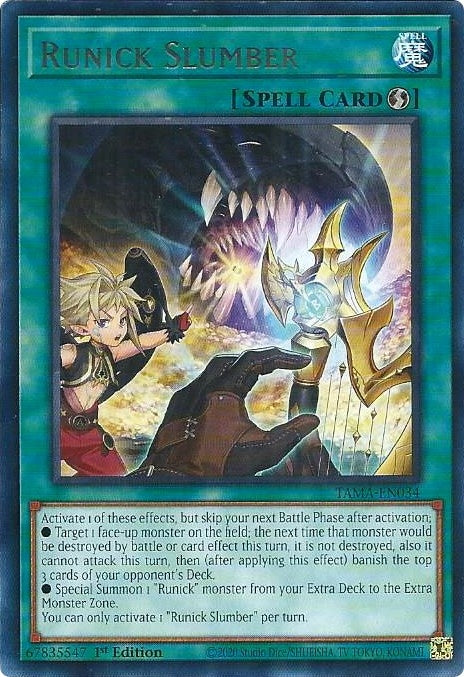 Image for Runick Slumber (Tactical Masters) (TAMA-EN034) - YuGiOh