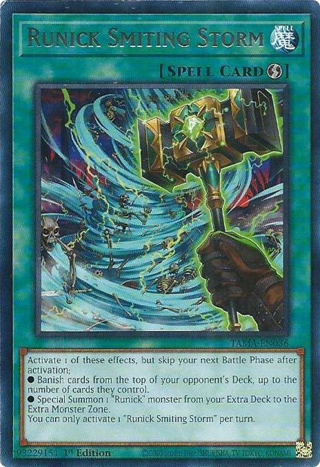 Image for Runick Smiting Storm (Tactical Masters) (TAMA-EN036) - YuGiOh