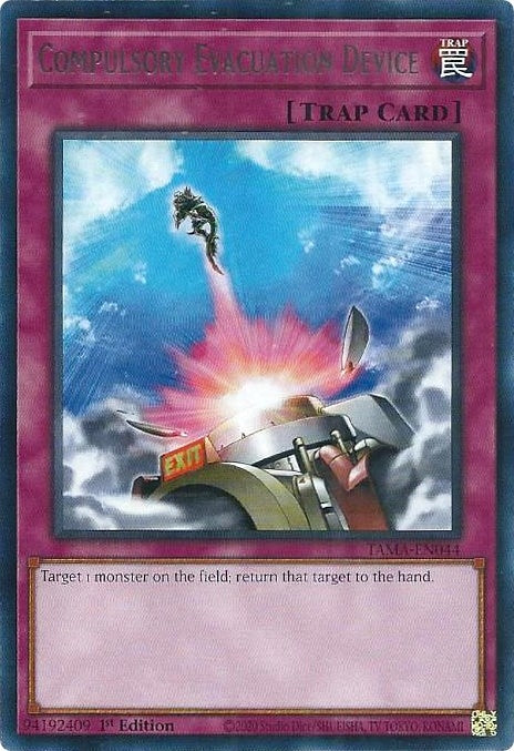Image for Compulsory Evacuation Device (Tactical Masters) (TAMA-EN044) - YuGiOh