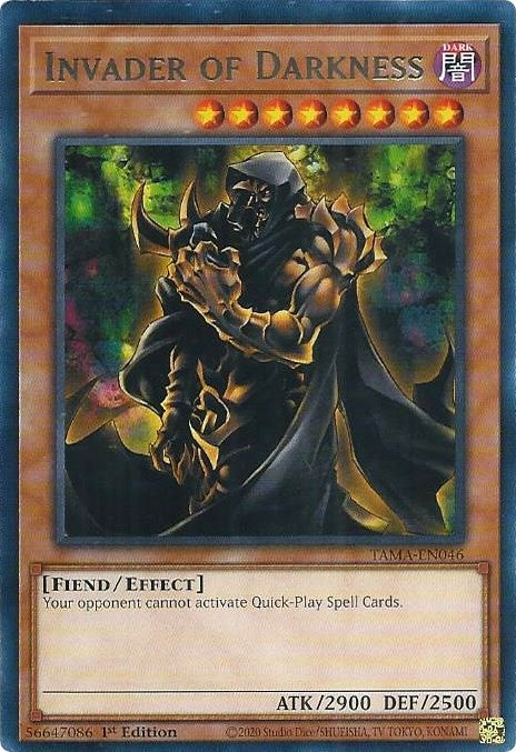 Image for Invader of Darkness (Tactical Masters) (TAMA-EN046) - YuGiOh
