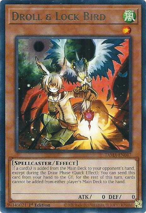 Image for Droll & Lock Bird (Tactical Masters) (TAMA-EN047) - YuGiOh