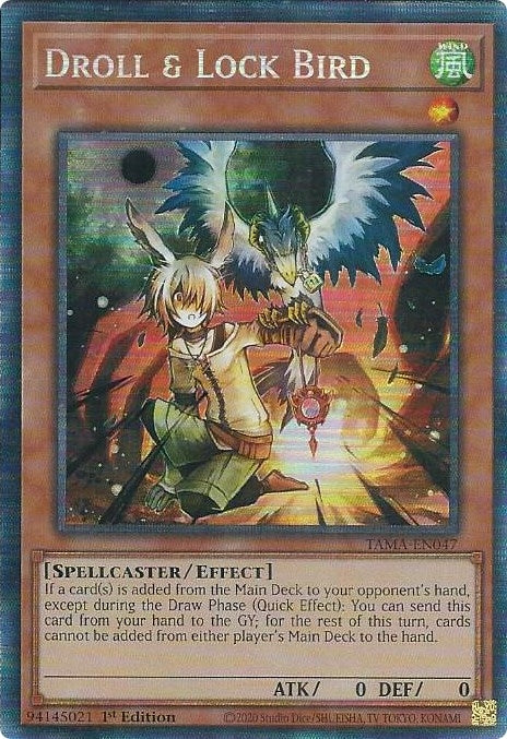 Image for Droll & Lock Bird (CR) (Tactical Masters) (TAMA-EN047) - YuGiOh