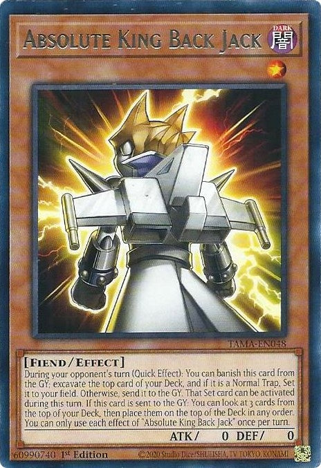 Image for Absolute King Back Jack (Tactical Masters) (TAMA-EN048) - YuGiOh