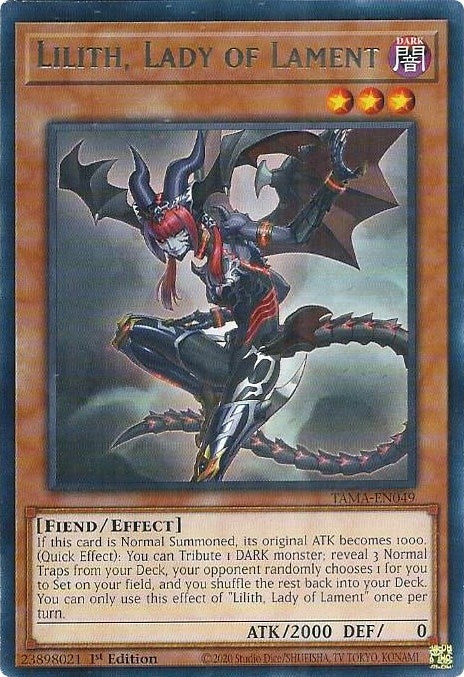 Image for Lilith, Lady of Lament (Tactical Masters) (TAMA-EN049) - YuGiOh