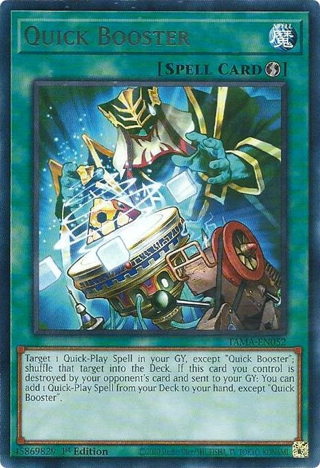 Image for Quick Booster (Tactical Masters) (TAMA-EN052) - YuGiOh