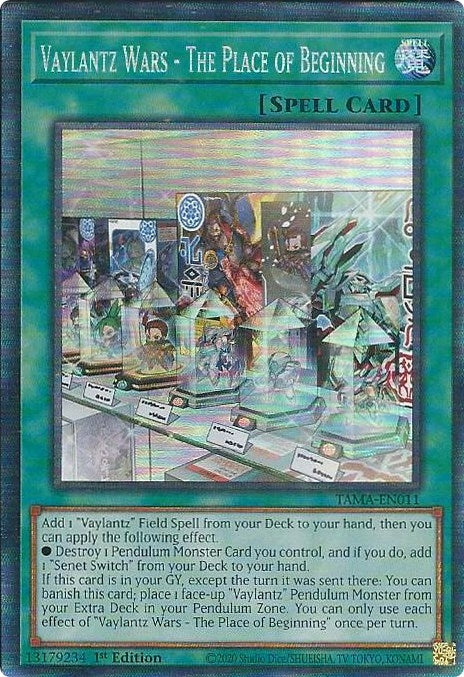 Image for Vaylantz Wars - The Place of Beginning (CR) (Tactical Masters) (TAMA-EN011) - YuGiOh