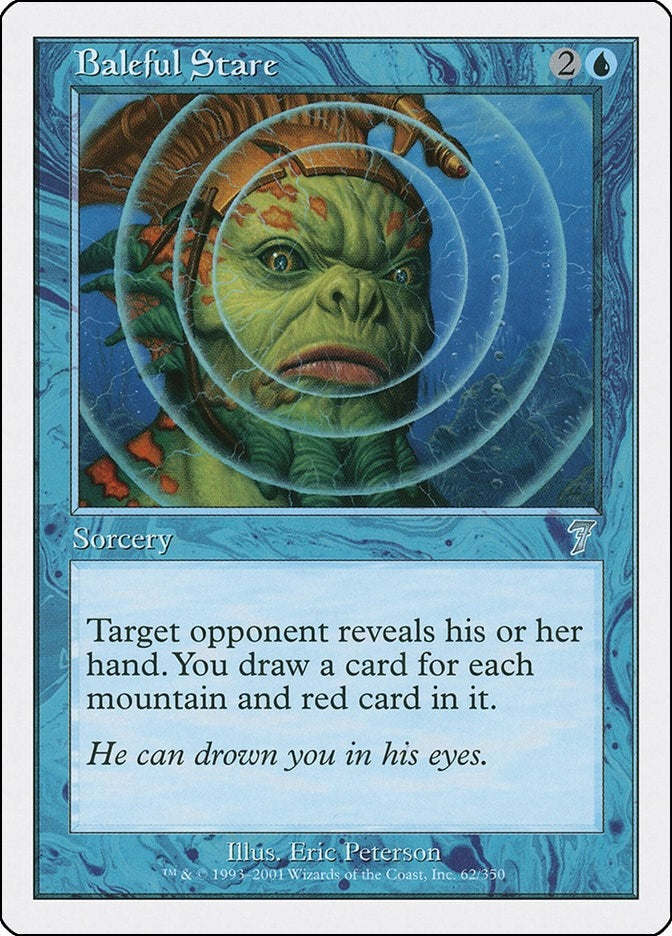 Image for Baleful Stare (7th Edition) (62) - Magic: The Gathering