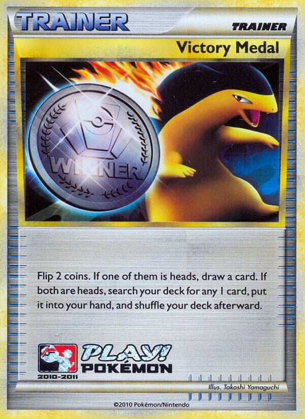Image for Victory Medal - 2010-2011 (Battle Road Autumn) (League & Championship Cards) - Pokemon