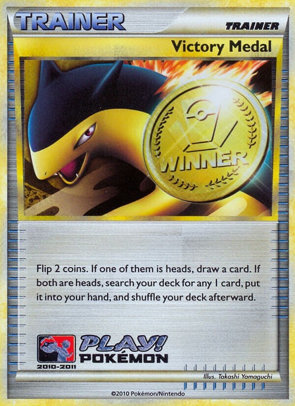 Image for Victory Medal - 2010-2011 (Battle Road Spring) (League & Championship Cards) - Pokemon