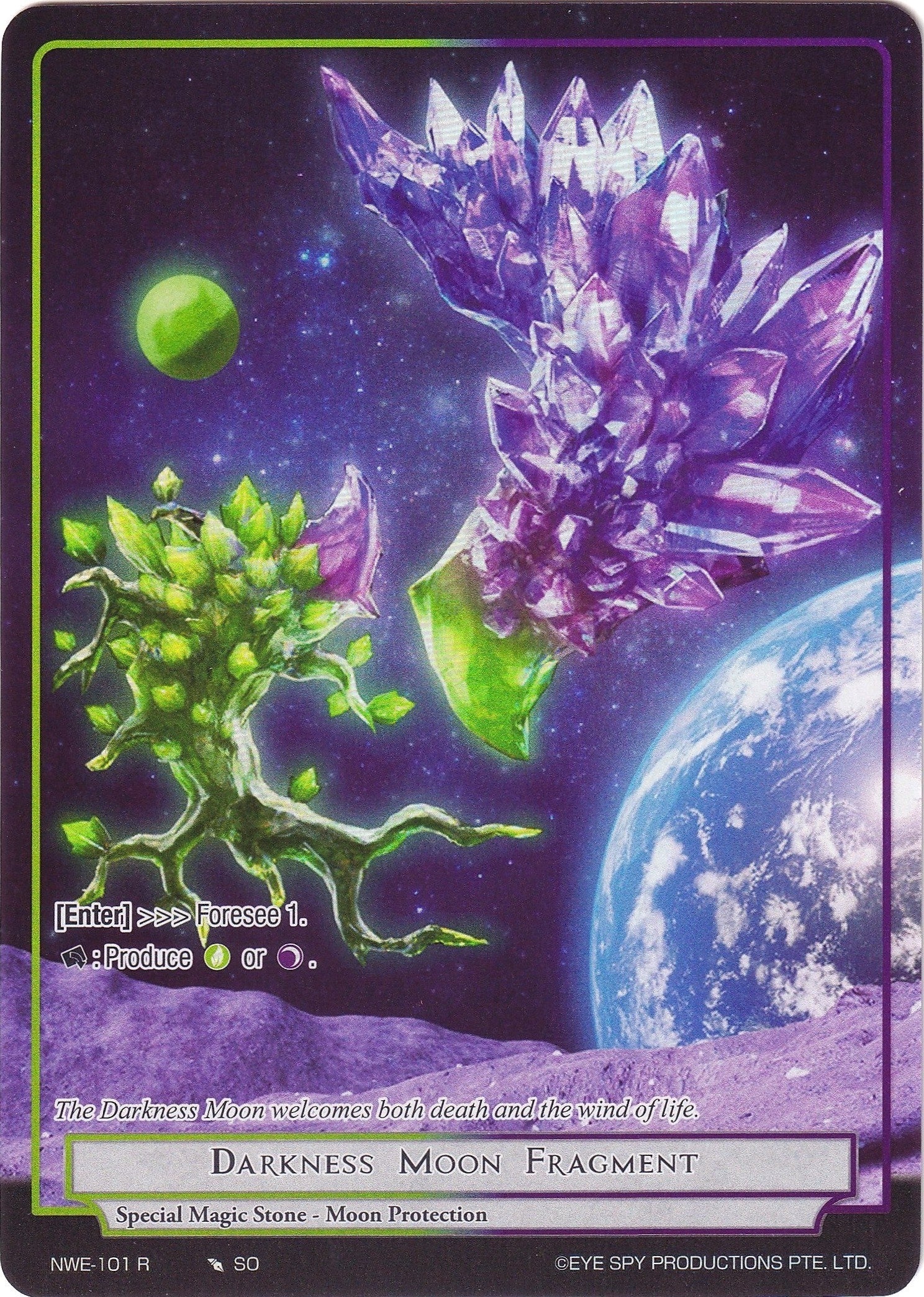 Image for Darkness Moon Fragment (Full Art) (A New World Emerges) (NWE-101 R) - Force of Will