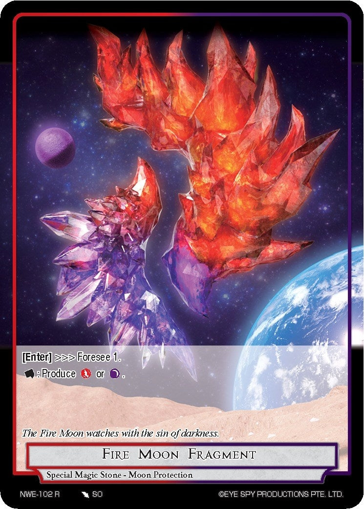Image for Fire Moon Fragment (A New World Emerges) (NWE-102 R) - Force of Will