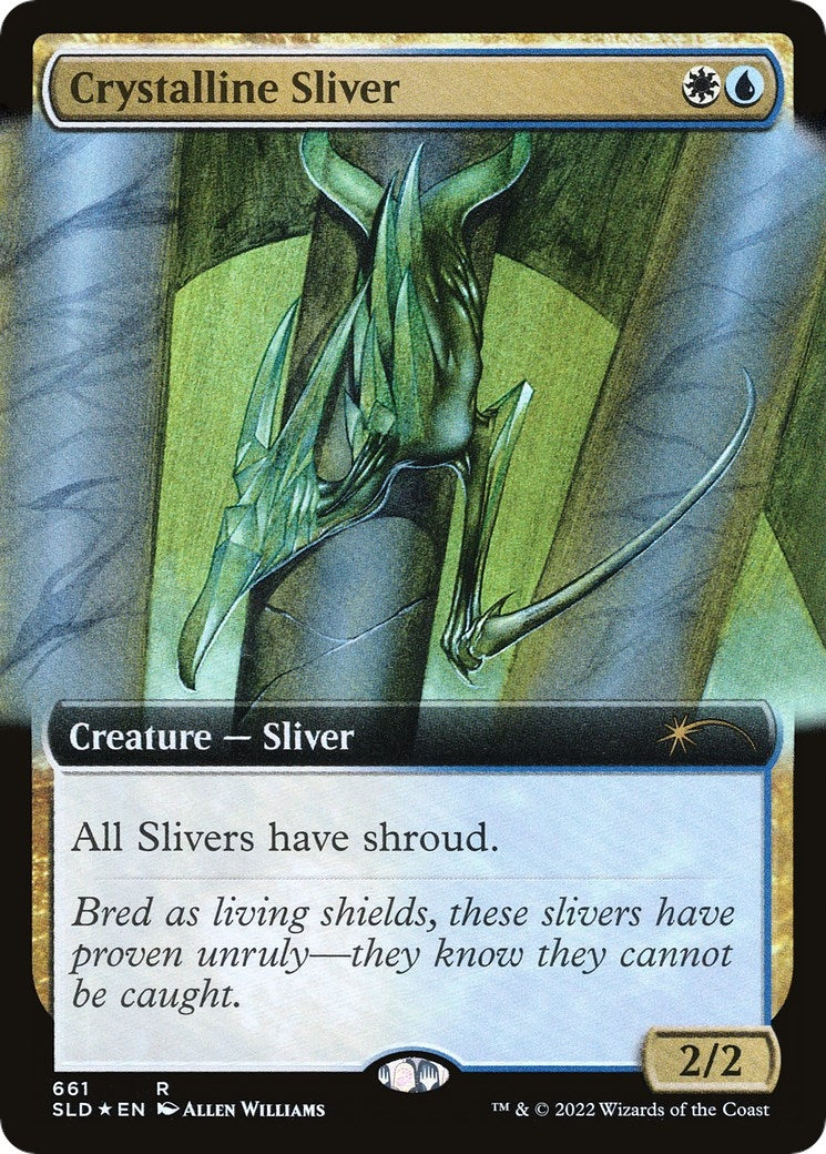 Image for Crystalline Sliver (Extended Art) (Secret Lair Drop Series) (661) - Magic: The Gathering