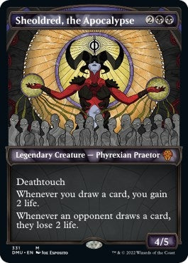 Image for Sheoldred, the Apocalypse (Textured Foil) (Dominaria United) (331) - Magic: The Gathering