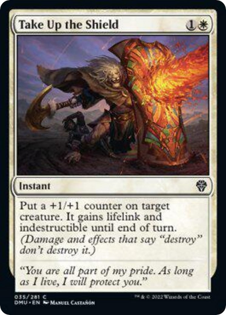 Image for Take Up the Shield (Dominaria United) (35) - Magic: The Gathering