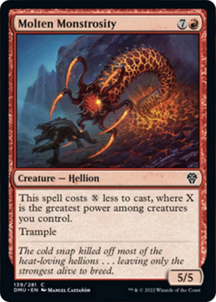 Image for Molten Monstrosity (Dominaria United) (139) - Magic: The Gathering