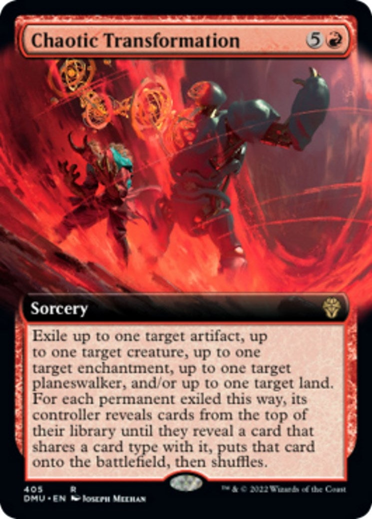 Image for Chaotic Transformation (Extended Art) (Dominaria United) (405) - Magic: The Gathering