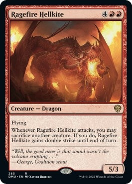 Image for Ragefire Hellkite (Dominaria United) (285) - Magic: The Gathering