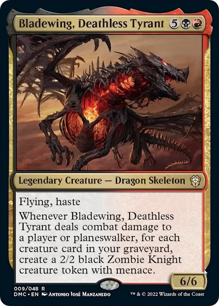 Image for Bladewing, Deathless Tyrant (Commander: Dominaria United) (9) - Magic: The Gathering