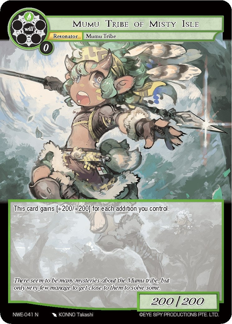 Image for Mumu Tribe of Misty Isle (A New World Emerges) (NWE-041 N) - Force of Will