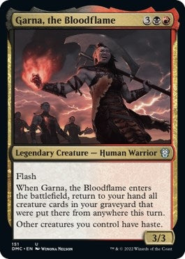 Image for Garna, the Bloodflame (Commander: Dominaria United) (151) - Magic: The Gathering