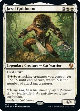 Image for Jazal Goldmane (Commander: Dominaria United) (102) - Magic: The Gathering
