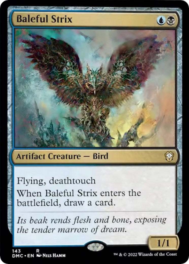 Image for Baleful Strix (Commander: Dominaria United) (143) - Magic: The Gathering