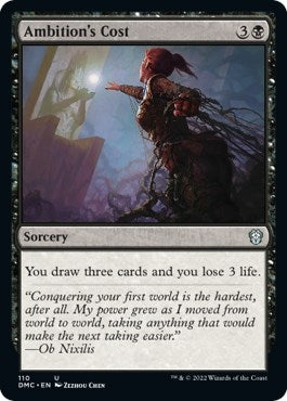 Image for Ambition's Cost (Commander: Dominaria United) (110) - Magic: The Gathering