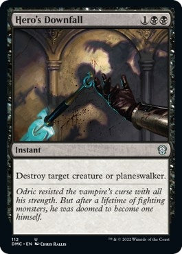 Image for Hero's Downfall (Commander: Dominaria United) (112) - Magic: The Gathering