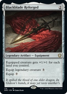 Image for Blackblade Reforged (Commander: Dominaria United) (178) - Magic: The Gathering